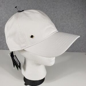 Kate Spade Womens Cream One Size Bow Baseball Cap $68 NWT Preppy Coquette Chic